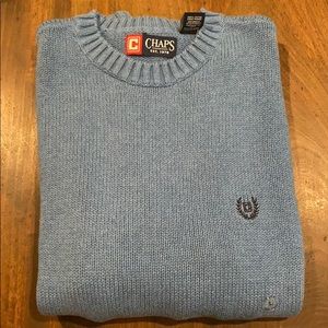 Chaps blue crewneck sweater